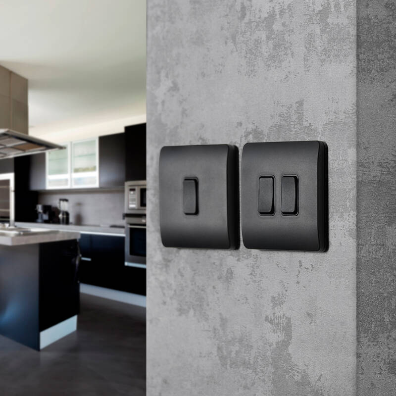 Image of Kinetic 1 Gang Switch Frame Front