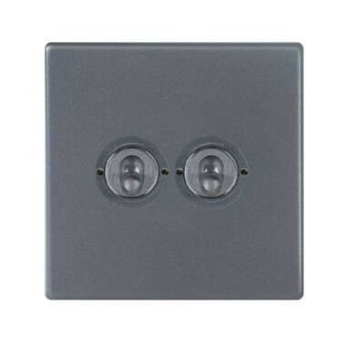 Edit Hartland Screwless 2 Gang Two Way Toggle Switch