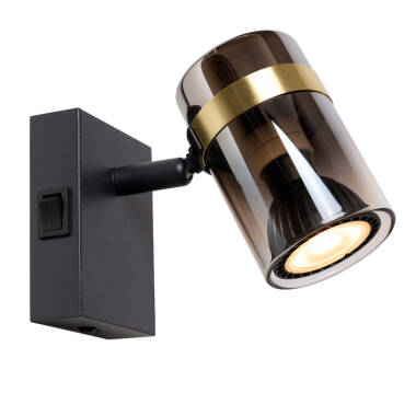 Lucide Upton Glass Single Wall Spotlight