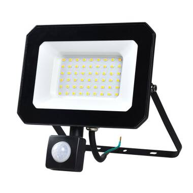 Crompton Atlas Mini 3 50W 5000Lm Cool White LED IP65 Floodlight with PIR Movement Sensor