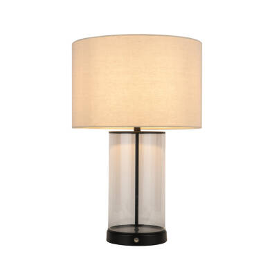 Edit Echo USB Rechargeable Glass Touch Table Lamp