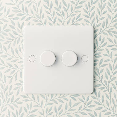 Envirolight Verve 4 Gang LED Rotary Dimmer Switch