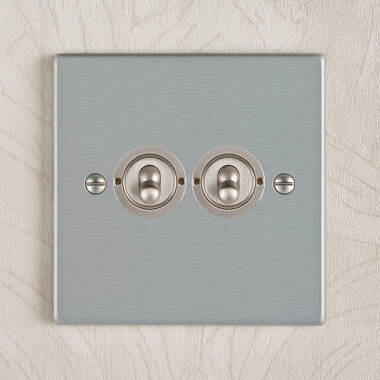 Edit Hartland 2 Gang Two Way Toggle Switch