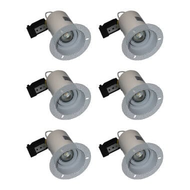 Envirolight Plaster-In Fire-Rated IP65 Fixed Downlight