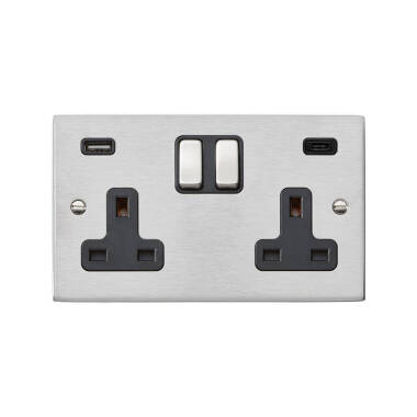 Edit Hartland UK Socket with USB A+C Charging Ports