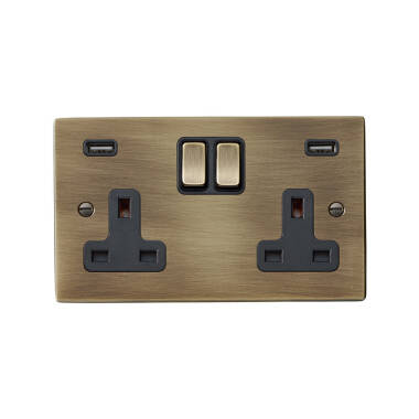 Edit Hartland UK Socket with USB A Charging Ports
