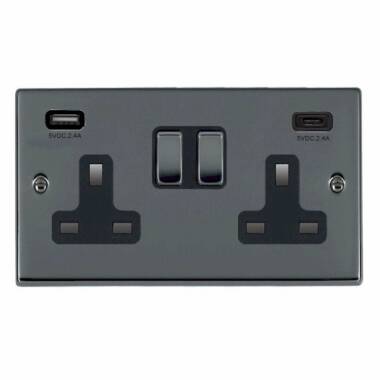 Edit Hartland UK Socket with USB A+C Charging Ports