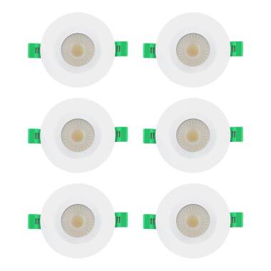 Envirolight Versatile 8W Dimmable LED IP65 Fire Rated Fixed Downlight