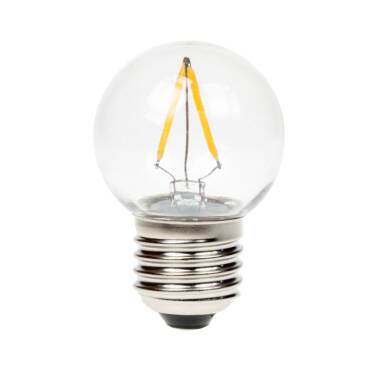 Envirolight Shatterproof Festoon 2W Warm White Dimmable LED Decorative Filament Golfball Bulb