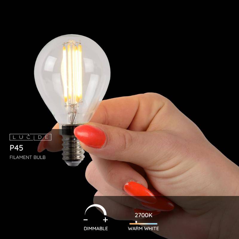 Image of Lucide 4W Dimmable LED Golf Ball Clear - Small Screw Cap