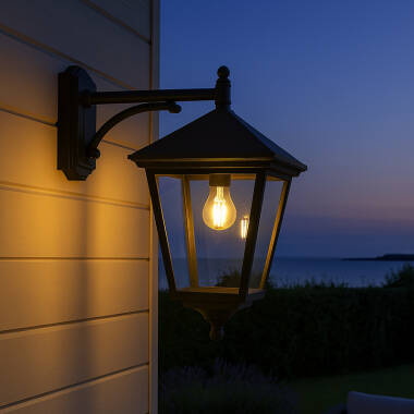 Image of Norlys Turin Grande Outdoor Hanging Lantern Wall Light