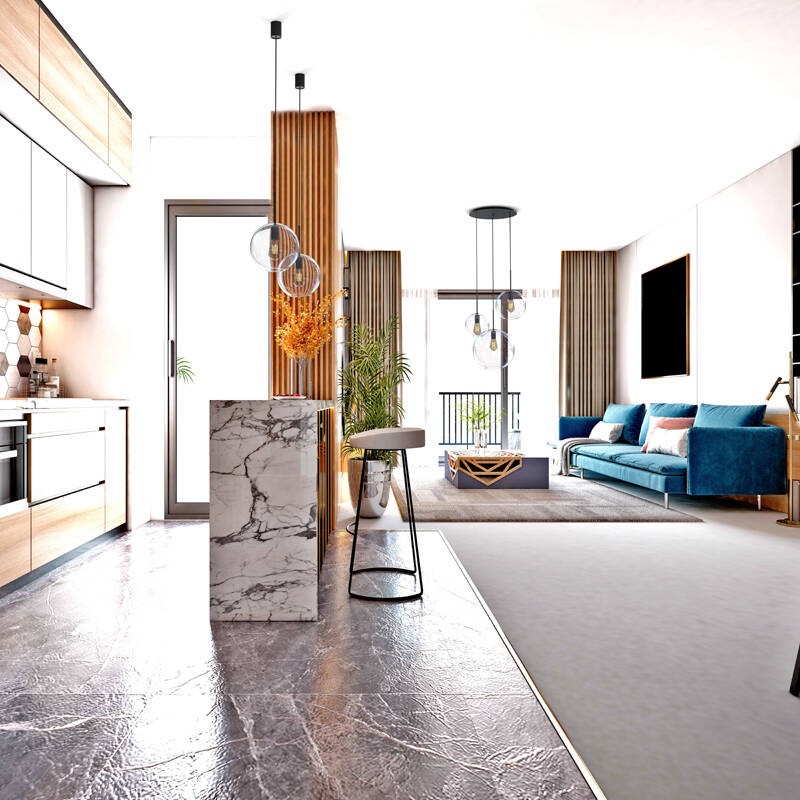 Image of Edit Sphere 3 Light Cascade Ceiling Pendant