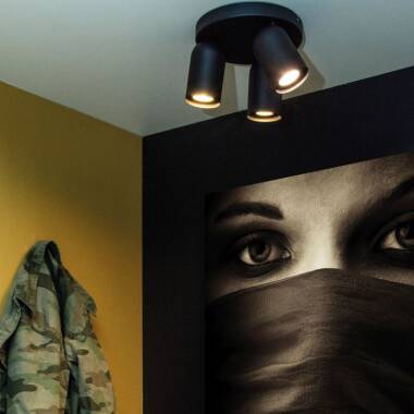 Image of Lucide Punch 3 Light Spotlight Plate