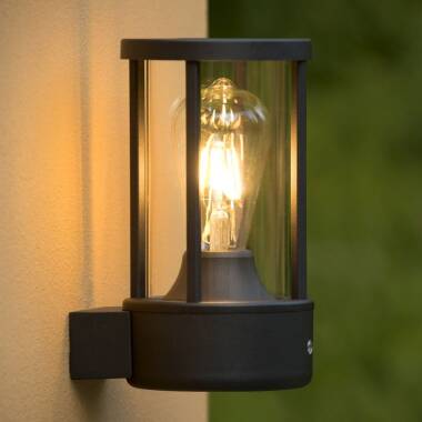 Image of Lucide Lori Outdoor Wall Light with Dusk to Dawn Sensor