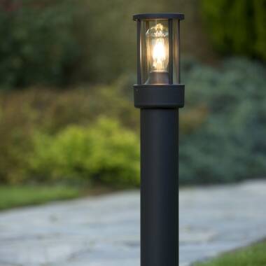 Image of Lucide Lori 800 Outdoor Post Light with Dusk to Dawn Sensor