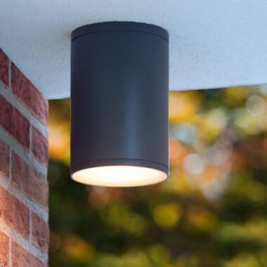 Image of Lucide Tubix Outdoor Flush Ceiling Light