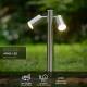 Image of Lucide Arne 500 2 Light LED Outdoor Post Light