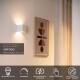 Image of Lucide Vertigo LED Outdoor Up & Down Wall Light with PIR & Dusk to Dawn Sensor