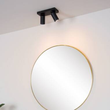 Image of Lucide Taylor 2 Light LED Ceiling Spotlight Bar