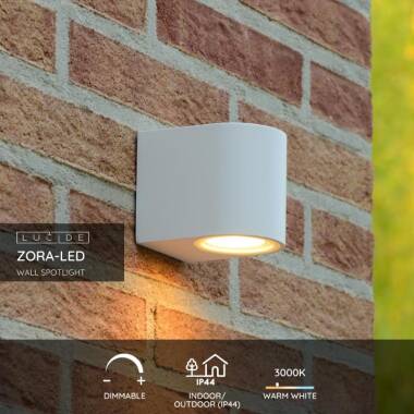 Image of Lucide Zora LED Outdoor Wall Light