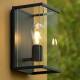 Image of Lucide Claire Half Lantern Outdoor Wall Light