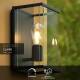 Image of Lucide Claire Half Lantern Outdoor Wall Light