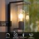 Image of Lucide Claire Half Lantern Outdoor Wall Light with PIR Sensor