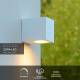 Image of Lucide Zora Square LED Outdoor Wall Light