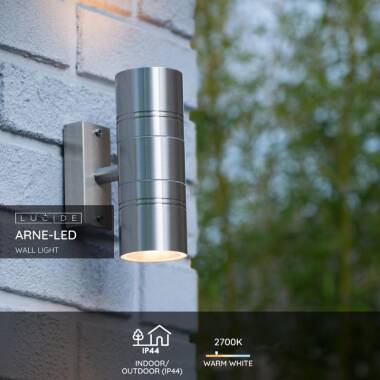 Image of Lucide Arne LED Outdoor Up & Down Wall Light