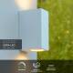 Image of Lucide Zora Square LED Outdoor Up & Down Wall Light