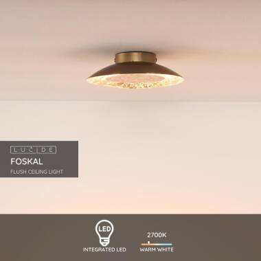 Image of Lucide Foskal LED Flush Ceiling Light