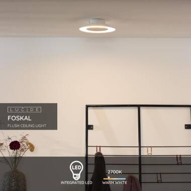 Image of Lucide Foskal LED Flush Ceiling Light