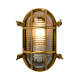 Image of Lucide Dudley Oval Outdoor Flush Wall Light