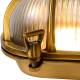 Image of Lucide Dudley Oval Outdoor Flush Wall Light