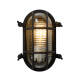 Image of Lucide Dudley Oval Outdoor Flush Wall Light