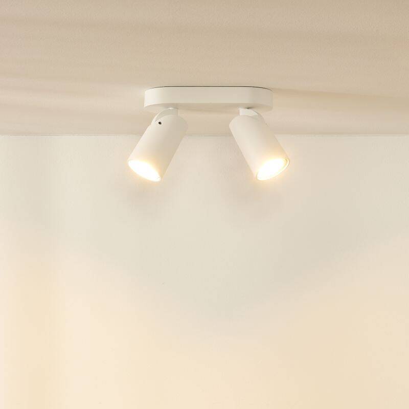 Image of Lucide Xyrus 2 Light LED Ceiling Spotlight
