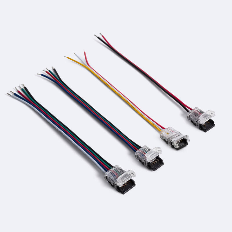 Image of Unsoldered IP20 Hippo Snap Cable for LED Strips RGBIC