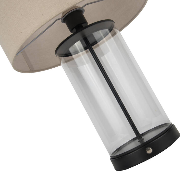 Image of Edit Echo USB Rechargeable Glass Touch Table Lamp