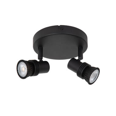 Image of Lucide Kianti 2 Light Ceiling Spotlight Plate