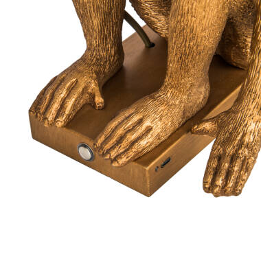 Image of Edit Conor USB Rechargeable LED Monkey Table Lamp