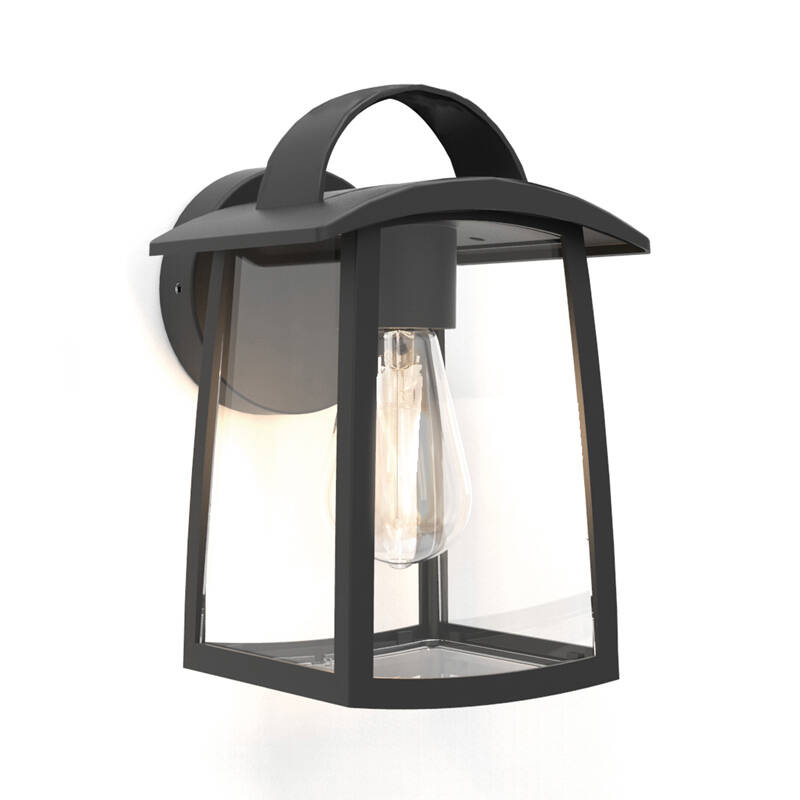 Image of Lutec Kelsey 185 Outdoor Lantern Wall Light