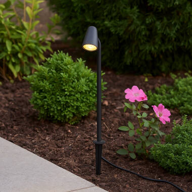 Image of Easyfit 12V Garden Lights - Thistle LED Outdoor Garden Stake Spotlight
