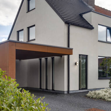 Image of Lutec Cuba LED 2 Light Adjustable Outdoor Flush Wall Light