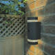 Image of Lutec Focus Outdoor Up & Down Wall Light with PIR Sensor