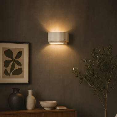Image of Westport Riley Ceramic Up & Down Wall Light