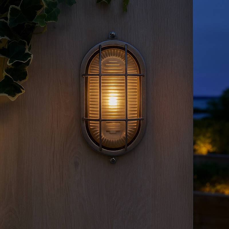 Image of Westport Coastal Port Outdoor Flush Wall Light