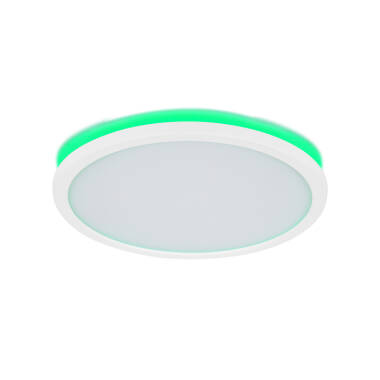 Image of Sylvania Sylradiance Smart 22W RGB + CCT Dimmable LED Flush Light