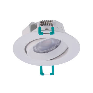 Image of Sylvania Sylspot Neos 10 x 4.8W Recessed Cool White Non-Dimmable LED Adjustable Downlight - White