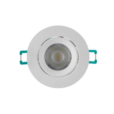 Image of Sylvania Sylspot Neos 10 x 4.8W Recessed Cool White Non-Dimmable LED Adjustable Downlight - White