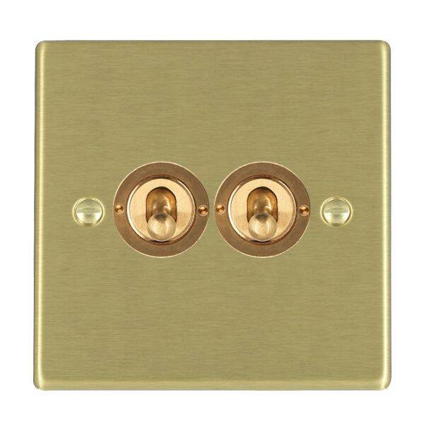 Image of Edit Hartland 2 Gang Two Way Toggle Switch